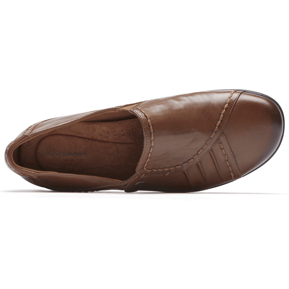 Rockport Flats Sko Dame Brune - Daisey Monk - XSJF70691